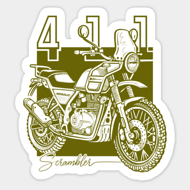 royal enfield vintage motorcycle Sticker by monsalveautos