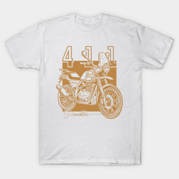 royal enfield cafe racer T-Shirt by monsalveautos