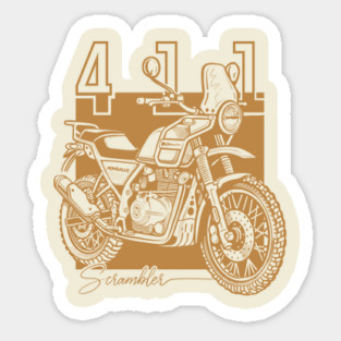 royal enfield cafe racer Sticker