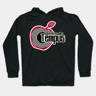 Tempus apple logo- bullseye Hoodie