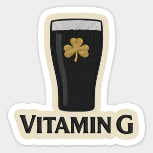 Vitamin G Guinness Sticker