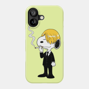 Snoopy as Sanji Phone Case
