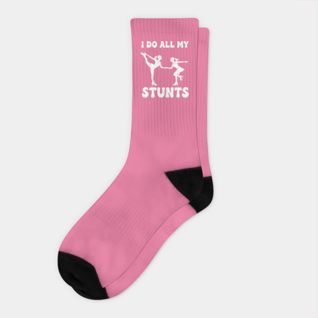 I Do All My Stunts Socks by enrynz