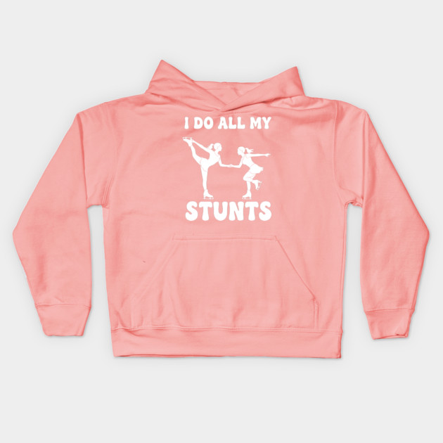I Do All My Stunts Kids Hoodie by enrynz