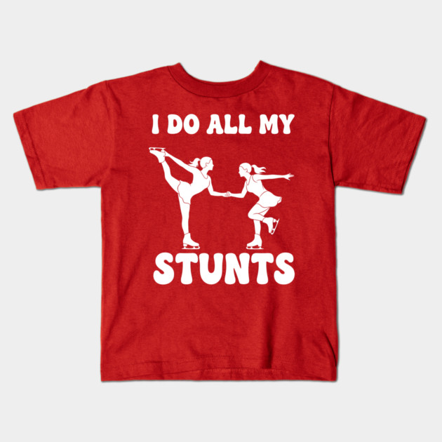 I Do All My Stunts Kids T-Shirt by enrynz