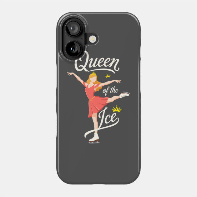 Queen of the Ice Skating Phone Case by enrynz