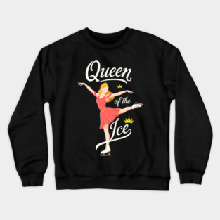 Queen of the Ice Skating Crewneck Sweatshirt
