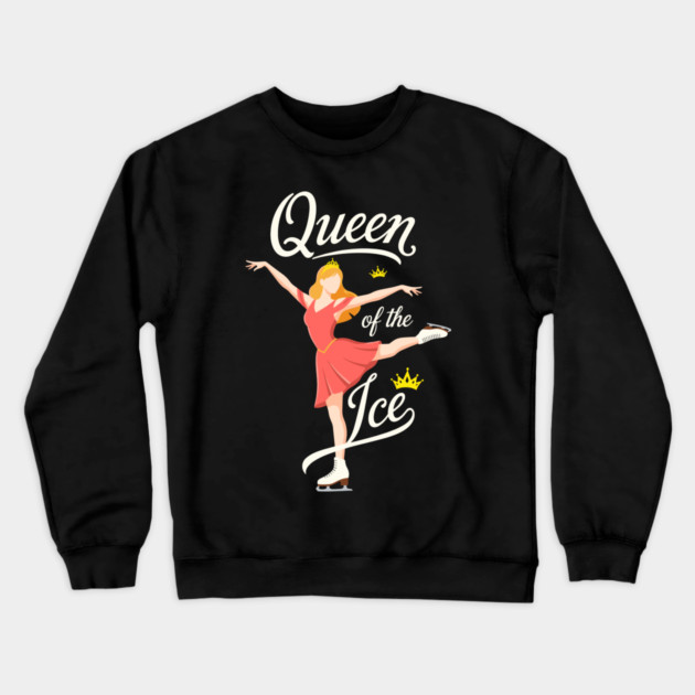 Queen of the Ice Skating Crewneck Sweatshirt by enrynz