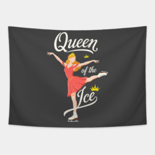 Queen of the Ice Skating Tapestry