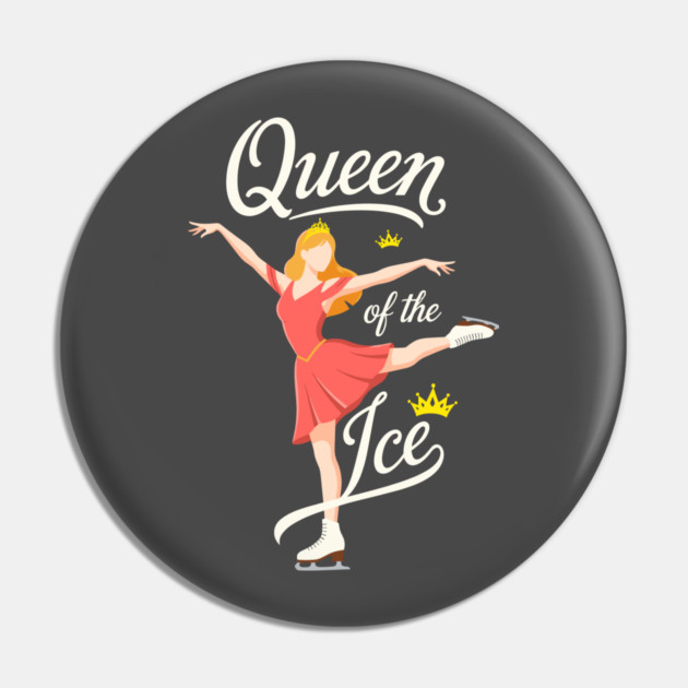 Queen of the Ice Skating Pin by enrynz