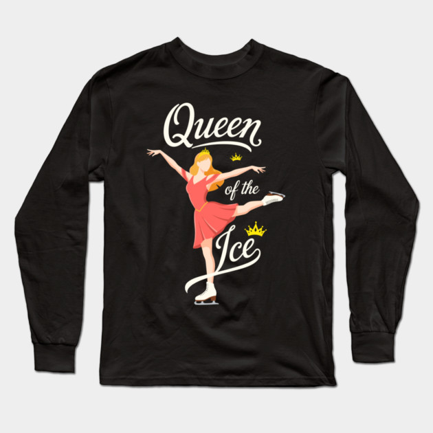Queen of the Ice Skating Long Sleeve T-Shirt by enrynz