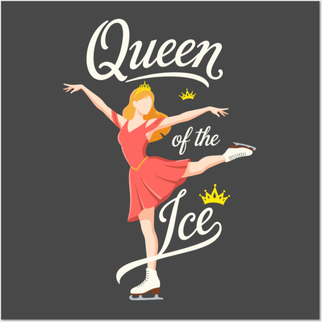 Queen of the Ice Skating Wall Art by enrynz