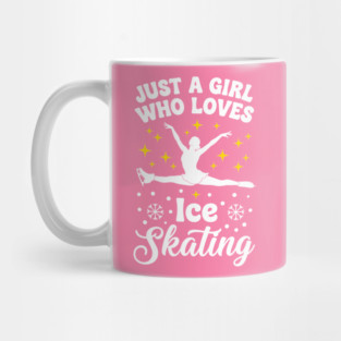Just a Girl Who Loves Ice Skating Mug