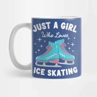 Just a Girl Who Loves Ice Skating Mug