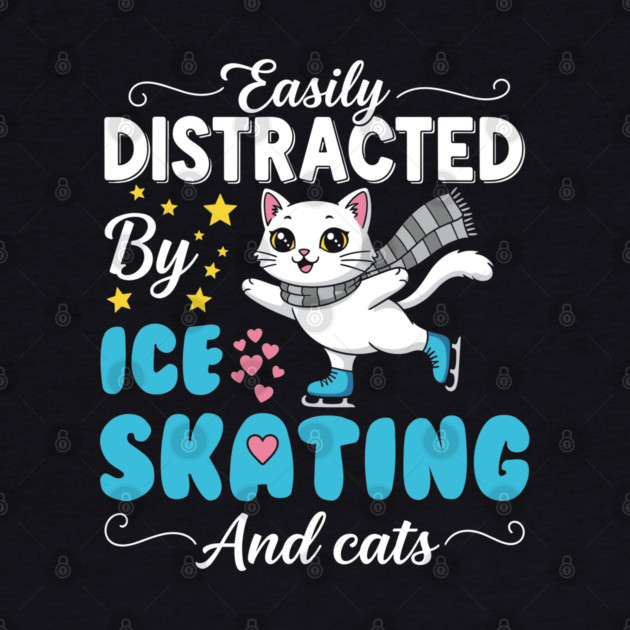 Easily Distracted by Ice Skating & Cats by enrynz