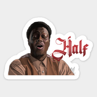 Bad Santa: Half Sticker