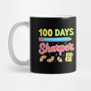 100 Days Sharper - Funny Pencil Pun Mug