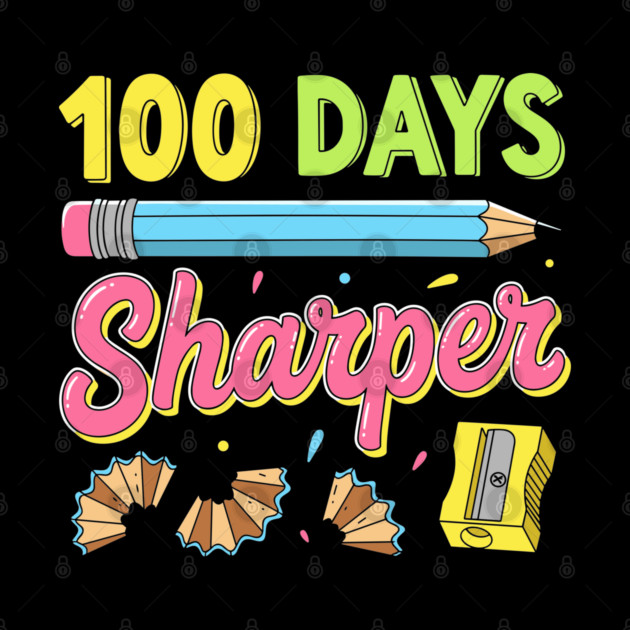 100 Days Sharper - Funny Pencil Pun by enrynz