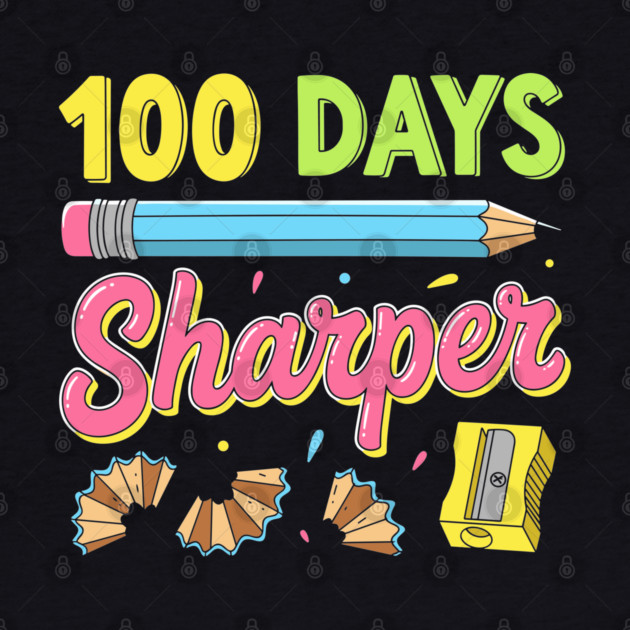 100 Days Sharper - Funny Pencil Pun by enrynz