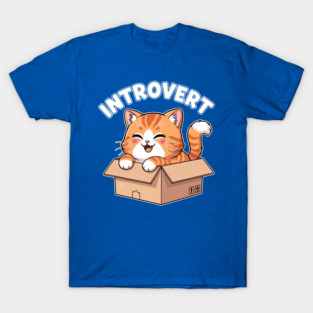 Kawaii Introvert Cat T-Shirt