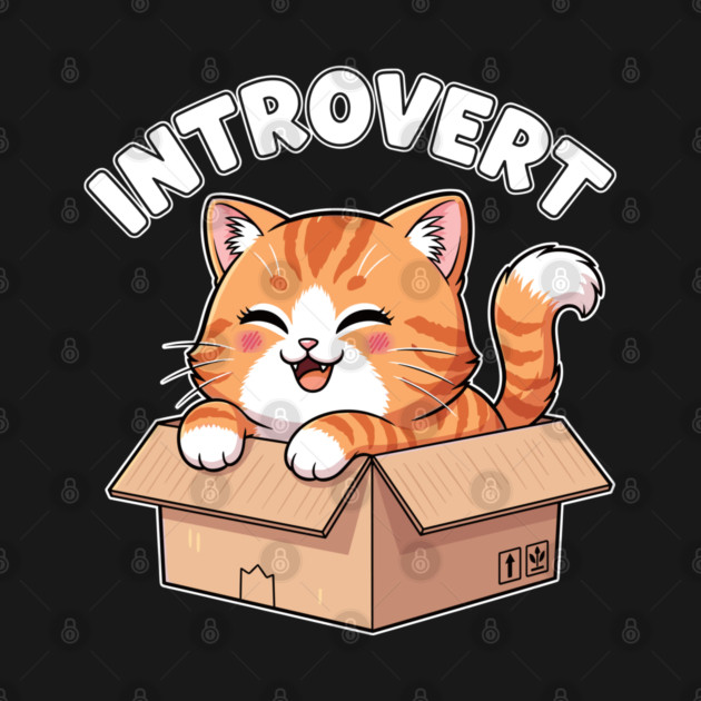 Kawaii Introvert Cat by enrynz