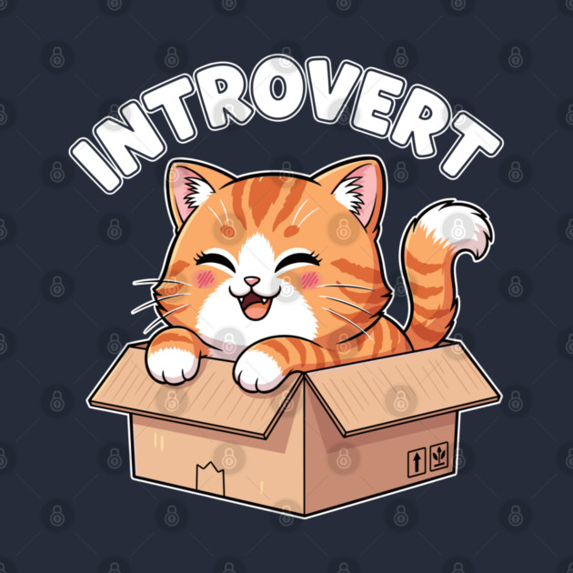 Kawaii Introvert Cat by enrynz
