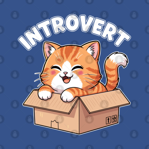 Kawaii Introvert Cat by enrynz