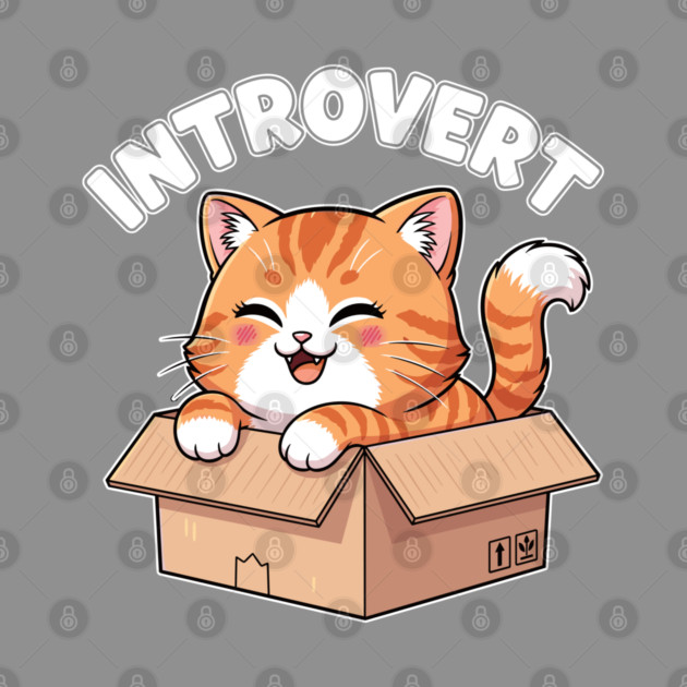 Kawaii Introvert Cat by enrynz