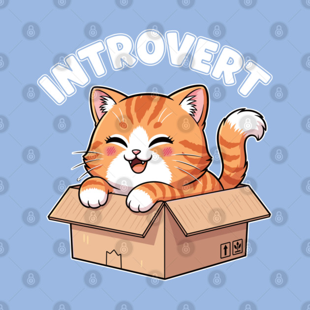Kawaii Introvert Cat by enrynz