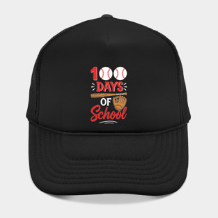 100 Days of School Baseball Home Run! Hat