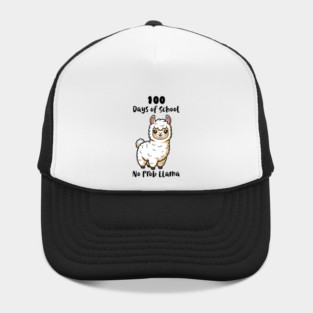 Cute Llama 100 Days of School Hat