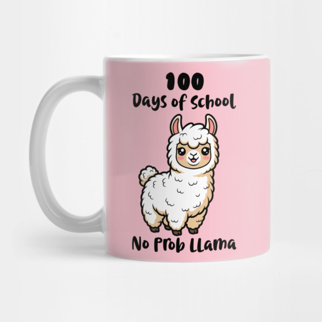 Cute Llama 100 Days of School by enrynz