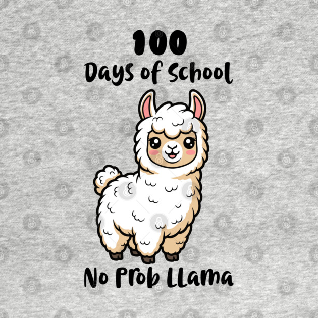 Cute Llama 100 Days of School by enrynz