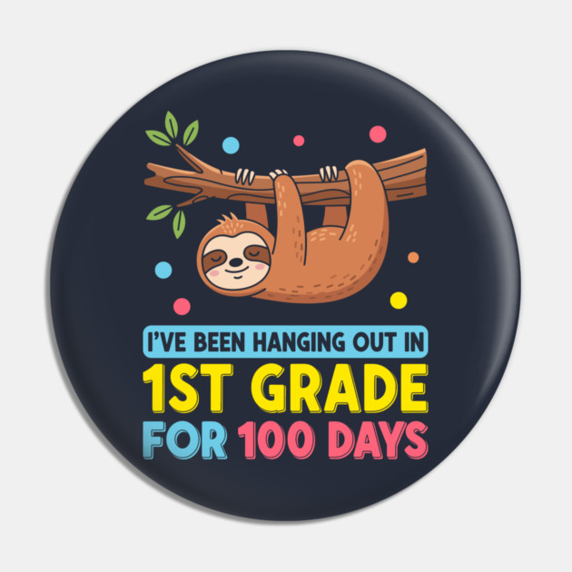 Cute Sloth: 100 Days Hanging in 1st Grade! Pin by enrynz