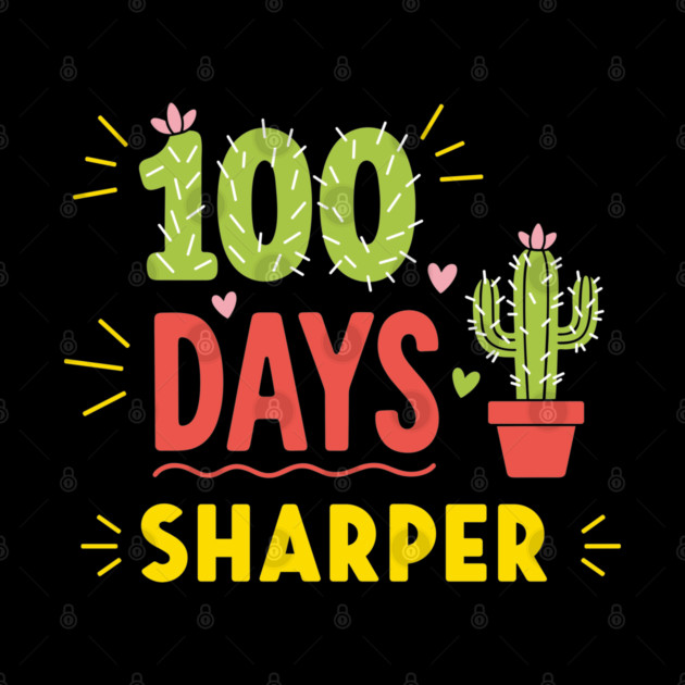 100 Days Sharper Funny Cactus by enrynz