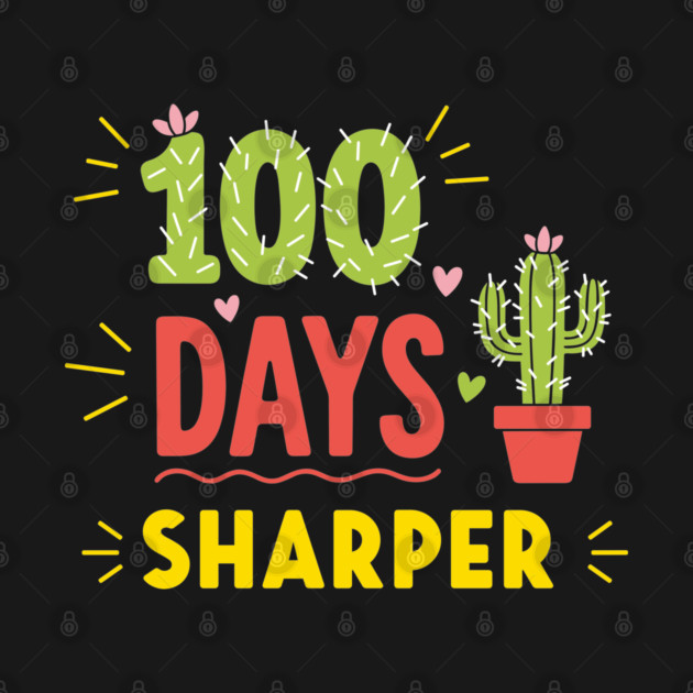 100 Days Sharper Funny Cactus by enrynz