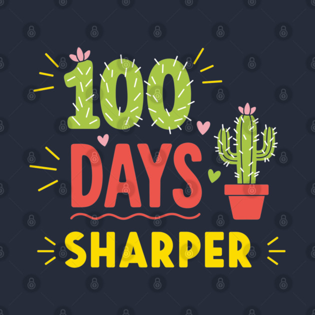 100 Days Sharper Funny Cactus by enrynz
