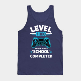 Level 100 Unlocked: 100 Days of School Tank Top