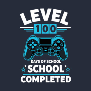 Level 100 Unlocked: 100 Days of School T-Shirt