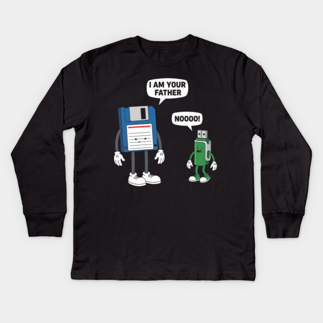 I Am Your Father! Kids Long Sleeve T-Shirt by enrynz