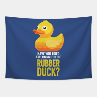 Rubber Duck Debugging Meme Tapestry