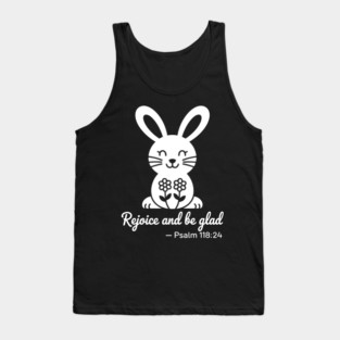 Christian Bunny Psalm 118:24 Tank Top