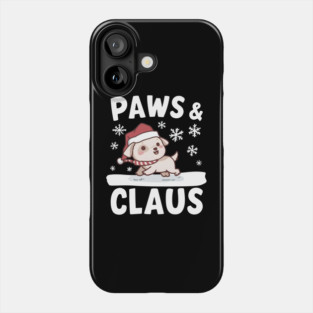 Paws & Claus Cute Christmas Phone Case