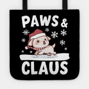 Paws & Claus Cute Christmas Tote