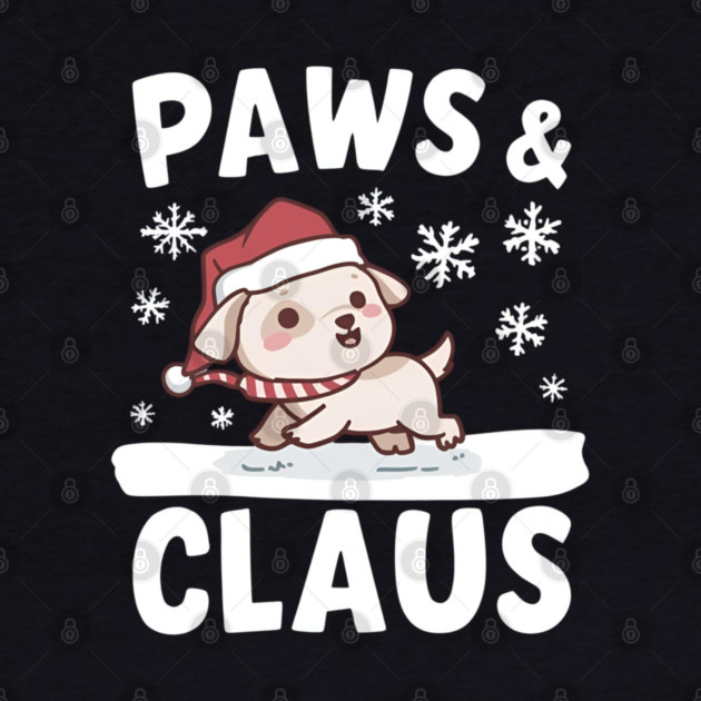 Paws & Claus Cute Christmas by Ink Lines