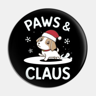 Paws & Claus Cute Christmas Pin