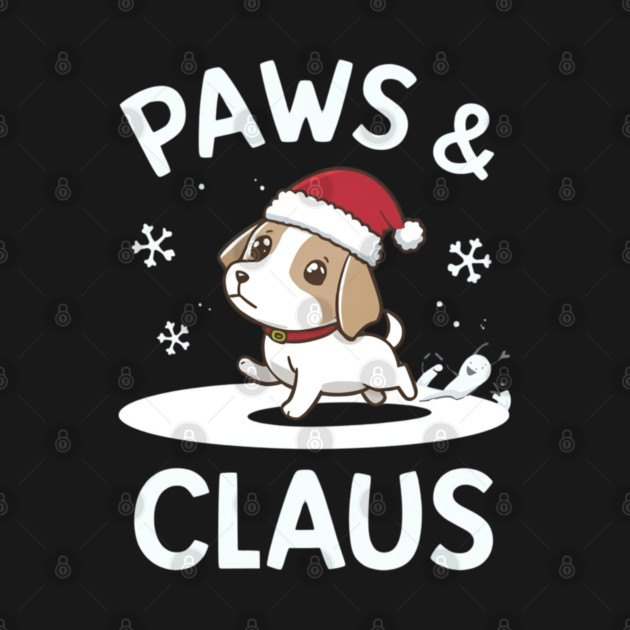 Paws & Claus Cute Christmas by Ink Lines