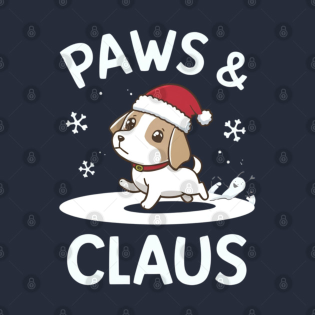 Paws & Claus Cute Christmas by Ink Lines