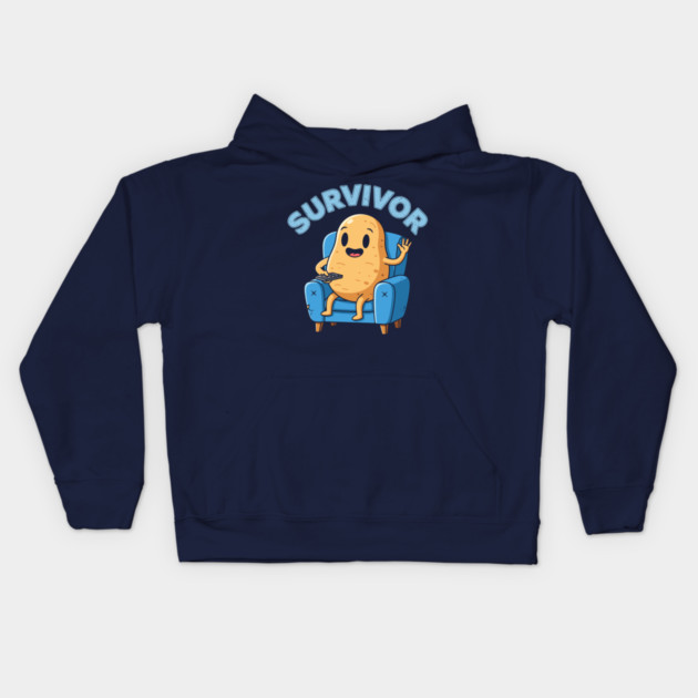 Potato Survivor Kids Hoodie by enrynz