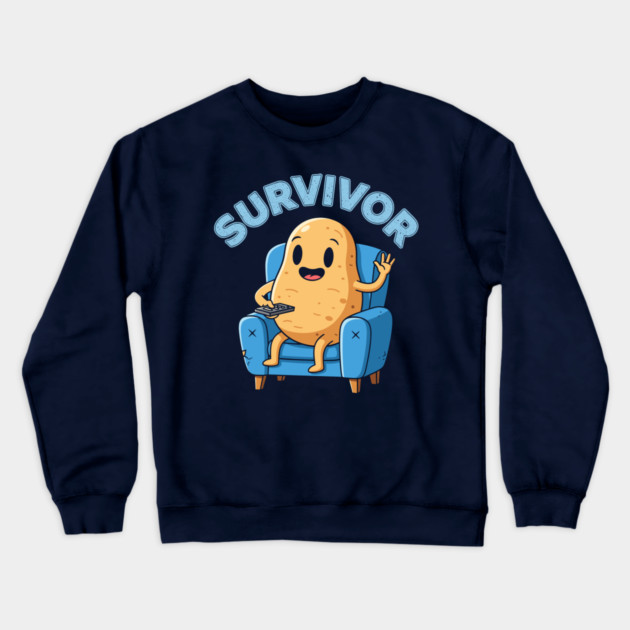 Potato Survivor Crewneck Sweatshirt by enrynz